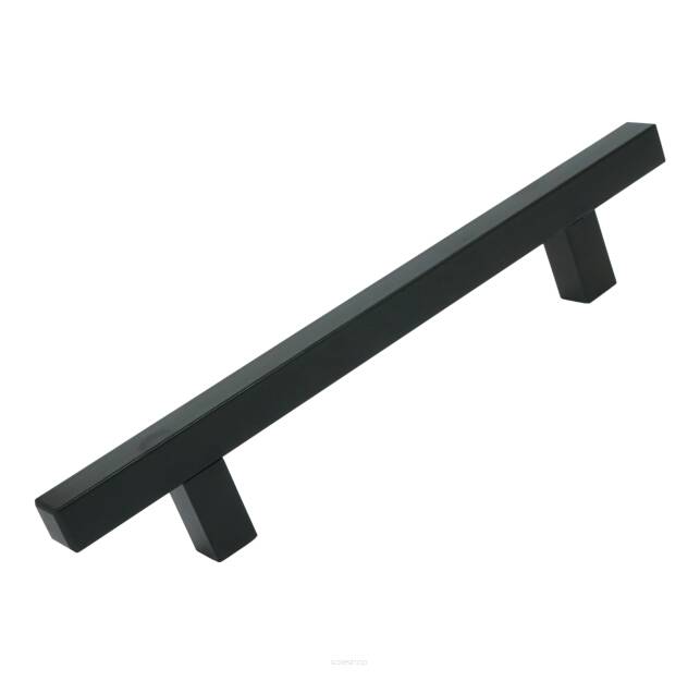 Furniture handle RECT, 128 mm, black