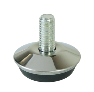 Adjustable foot M8 x 30 mm, leveling adjuster