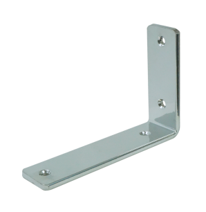 Modern silver LOFT bracket for wall shelf L 150 x 100 x 38 mm