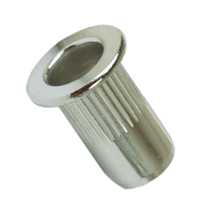 Stainless steel threaded insert M5 x 13 MM, serrated with flange