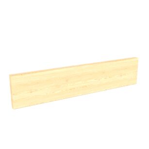 Wall strip for hooks or hangers, 375 x 80 x 18 mm, unfinished