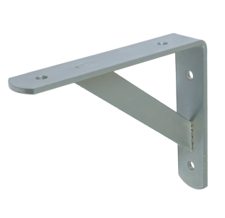 Strong wall-mounted shelf bracket, hanging, 125 x 150 x 30 mm