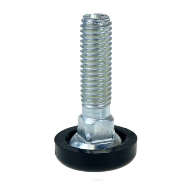 Adjustable foot M8 x 35 mm, round base