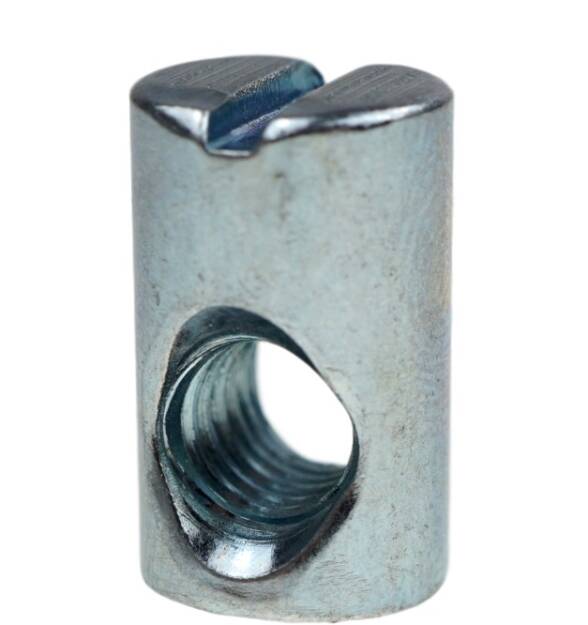 M6 X 16 mm slotted cross barrel nut