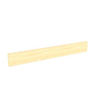 Wall strip for hooks or hangers 625 x 80 x 18 mm, clear varnish finish