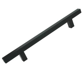 Furniture handle RECT, 160 mm, black