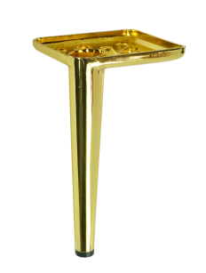 Metal furniture leg spike 17 CM brass gloss