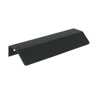 Furniture handle V-type 128 mm black