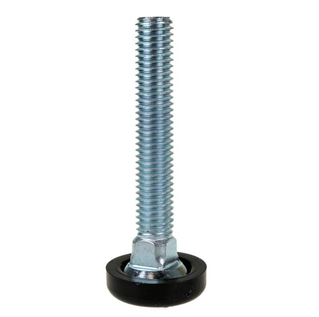 Adjustable foot M8 x 60 mm, round base