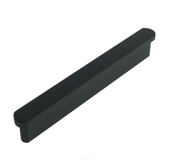 Furniture handle Oval 128 mm black