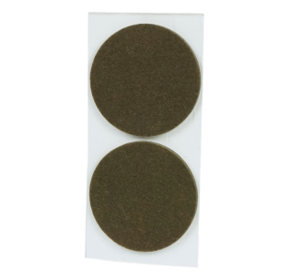 Brown adhesive felt under furniture, felt pads fi 60 (2 pcs.)