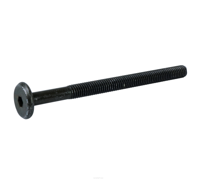 M6 X 80 mm connector bolt, black