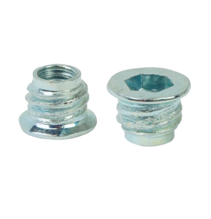 M6 X 8 mm threaded inserts