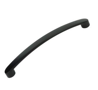 Black furniture handle, CLA, 160 mm