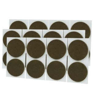 Brown adhesive felt under furniture, felt pads fi 50 (500 pcs.)