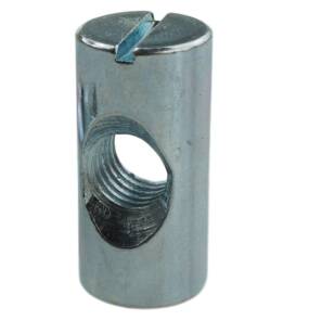 M6 X 20 mm slotted cross barrel nut