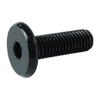 Metric screw with a cylindrical head M8 x 25 mm, black zinc plated