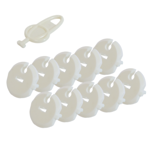 Outlet covers, set of 10 pieces