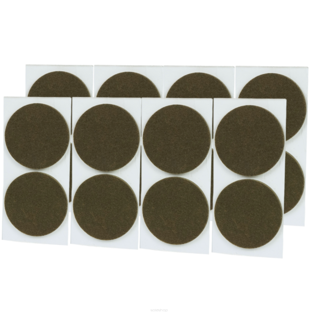 Brown adhesive felt under furniture, felt pads fi 60 (16 pcs.)