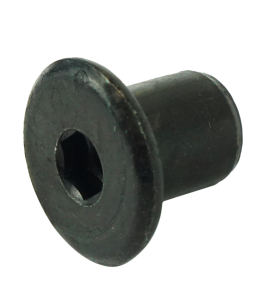 M8 x 11,5 MM, Ericsson nut, black zinc-plated