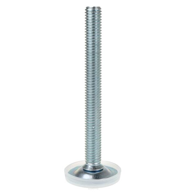 Adjustable foot M10 x 85 mm, round base