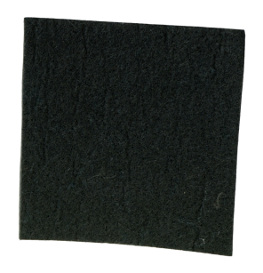 Black adhesive felt under furniture, felt pads 100 x 100 mm (1 pcs.)