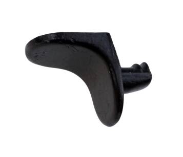 Shelf bracket with 1 pin - Suppora I, black zinc-plated