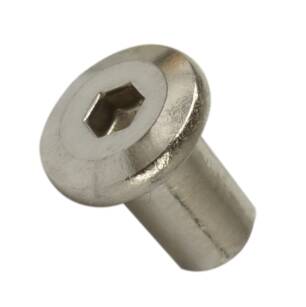 M5 X 8 mm, Ericson flat nut, stainless steel