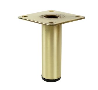 Metal round furniture leg