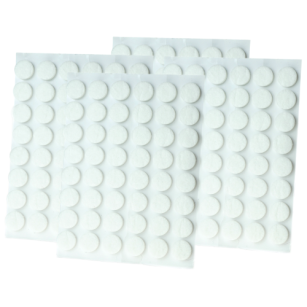 White adhesive felt under furniture, felt pads fi 12 mm (10.080 pcs.)