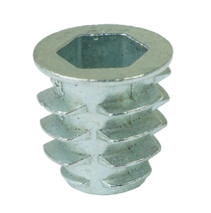 M8 X 15 mm threaded inserts for wood or chipboard