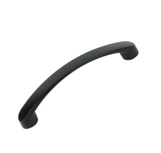 Black furniture handle, CLA, 96 mm