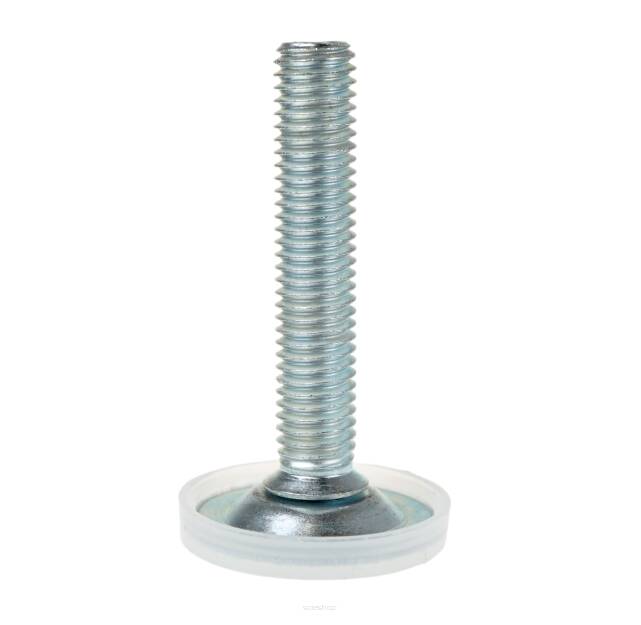 Adjustable foot M10 x 120 mm, round base