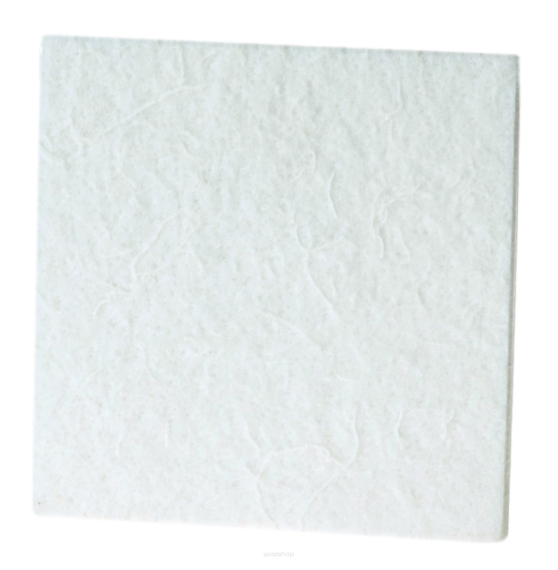 White adhesive felt under furniture, felt pads 100 x 100 mm (1 pcs.)