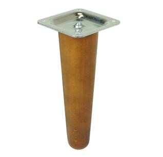 UNIQ 4 Inch, Tapered wooden  furniture walnut leg