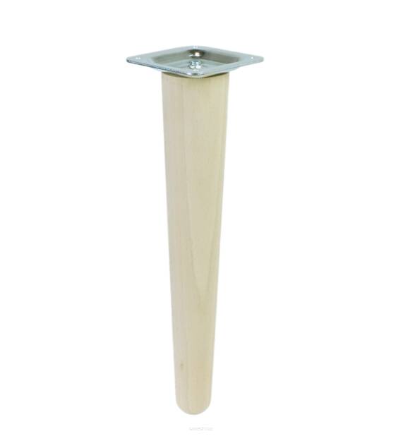 UNIQ 10 Inch, Tapered wooden unfinished furniture leg