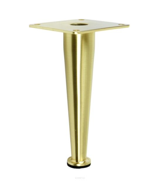 Metal cone design furniture leg with ring