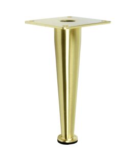 Metal cone design furniture leg with ring