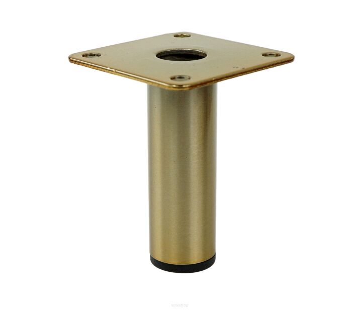 Metal round furniture leg