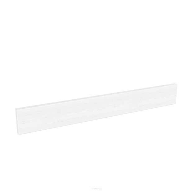 Wall strip for hooks or hangers, 625 x 80 x 18 mm, white