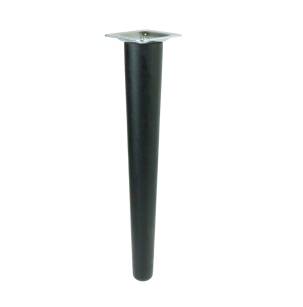 UNIQ 18 Inch, Tapered wooden  furniture black leg