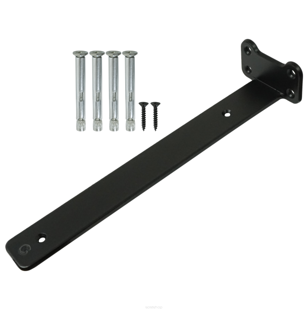 Modern bracket for wall shelf T 305 mm