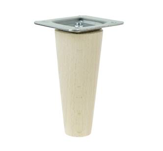 2,4 Inch tapered wooden unfinished furniture leg