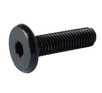 Metric screw with a cylindrical head M8 x 30 mm, black zinc plated