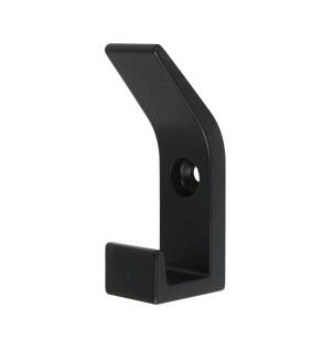 Black hanger hook wall  mounted modern aluminium