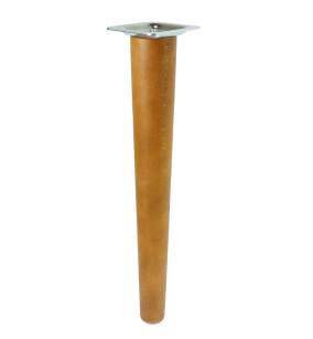 UNIQ 12 Inch, Tapered wooden  furniture walnut leg