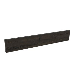 Wall strip for hooks or hangers, 500 x 80 x 18 mm, black lacquer