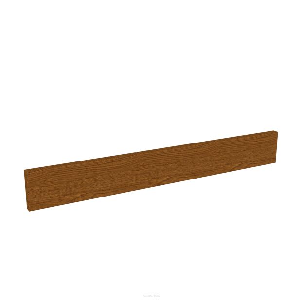 Wall strip for hooks or hangers, 625 x 80 x 18 mm, walnut lacquer