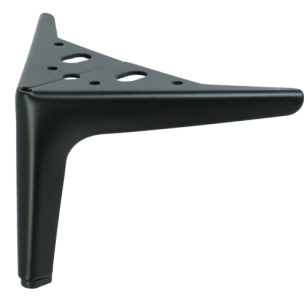 Metal furniture leg spike type V 12 CM matte black