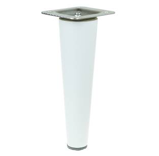 6 inch, White beech wooden furniture leg